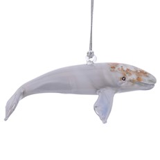 Glassdelights Ornament Grey Whale