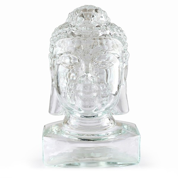 Guanyin (Female Buddha) Head - Clear