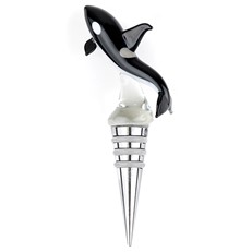 Orca Whale wine Stopper
