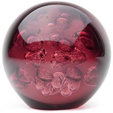 Large Spa Bubbles Paperweight - Eggplant