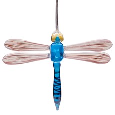 Glassdelights Ornament - Blue Dragonfly