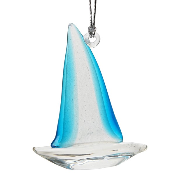 Glassdelights Ornament - Sailboat Glow