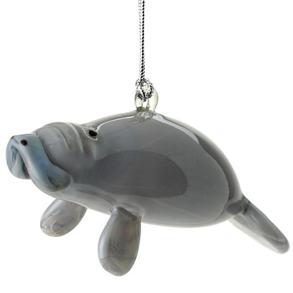 Glassdelights Ornament - Manatee