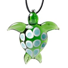 Sea Turtle Pendant - Green