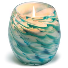 Glisten + Glass Candle - Rippled Waves
