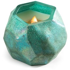 Glisten + Glass Candle - Geometrix Patina Copper